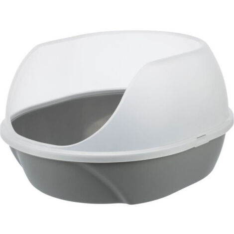 Bac a litiere TRIXIE Simao - Haut rebord - 48 × 30 × 58 cm - Gris (1/2)