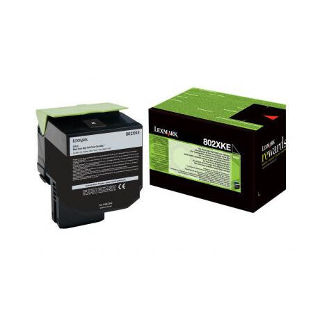 Cartouche d'encre Lexmark 802XKE Noir Haute Capacité (1/2)