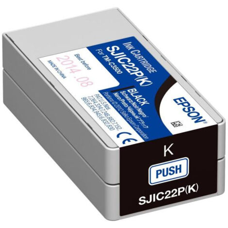 Epson Ink Black Schwarz (C33S020601) SJIC22P(K) (1/2)