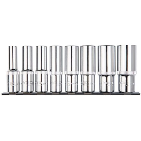 Jeu de 8 douilles longues Spline 1/2 NEO TOOLS 08-650 (1/4)