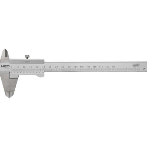 Pied à Coulisse NEO TOOLS 75-001 Inox DIN 862 0-150 mm (1/2)