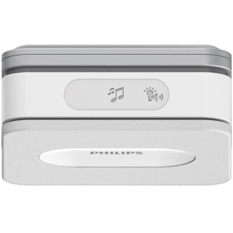 Sonnette sans fil Philips - Welcome Bell 300 Basic - Portée 300m - 4 sonneries haute qualité