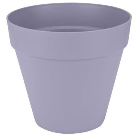 ELHO Pot de fleurs Loft Urban Rond avec roues - Violet - Ø 38.5 x H 35 cm - Extérieur - 100% recyclé (1/5)