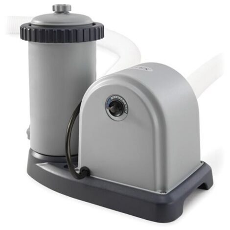 Intex – Épurateur à cartouche 4,4 m³/h – Filtration type A – Débit 4,4 m³/h – Purge à air et sédiments – Pour piscine jusqu'à 20m³