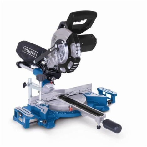 Scheppach – Scie à onglet radiale 1400 W – Lame Ø 185 mm pour coupes précises dans le bois – Largeur de coupe 240 mm – Laser de guidage intégré (1/5)