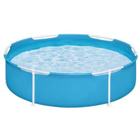 Bestway – Piscinette ronde My First FramePool 152 x 38 cm – Jeux de piscine hors-sol – Facile à installer – Parfaite pour les enfants (1/10)