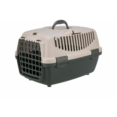 Box de transport - TRIXIE - Capri 1 - XS : 32 x 31 x 48 cm - Gris foncé / Blush (1/3)