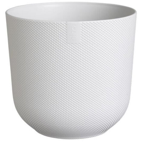 Pot de fleur - Elho - Jazz Rond - Blanc - L 35 x B 34.5 x H 32 cm - Intérieur - 100% recyclé (1/5)