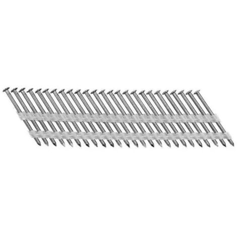 1000 Pointes en bande 55 x 2.8 mm 34° inox NORFIX NFX11412 A4 liaison plastique annelée