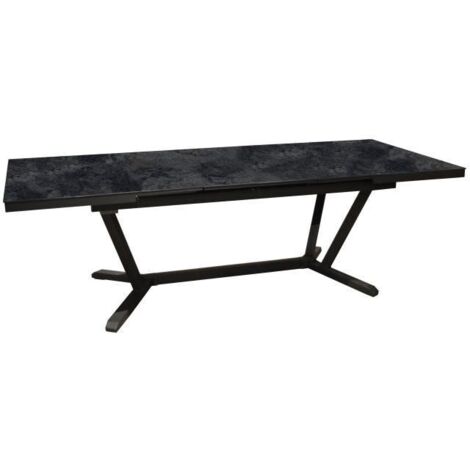 Table de jardin - Rectangulaire - Extensible - Structure en aluminium - Jusqu'a 12 p. - VITA - Proloisirs (1/5)
