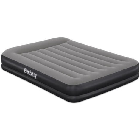 Matelas gonflable - BESTWAY - 671BU - Tritech Queen - 2 places, pompe USB intégrée, 2,03 m x 1,52 m x 36 cm (1/5)