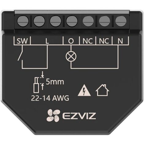 Relais Wi-Fi intelligent – Compatible Google Assistant et Amazon Alexa – Surveillance énergétique – Application EZVIZ (1/6)