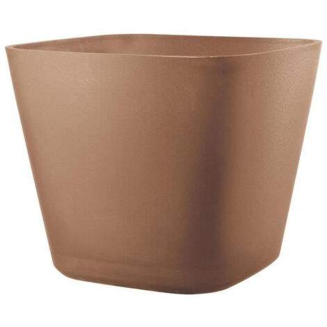 Pot de fleurs carré - DEROMA - Origin - 12 L - Terre cuite (1/5)