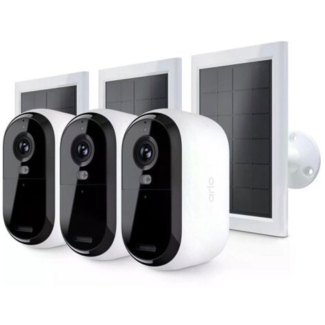 ARLO Caméra de surveillance Pack 3 caméras Essential 2k + 3 Panneaux solaires (1/5)