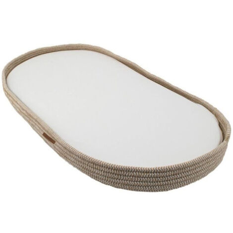 Matelas a langer tressé - DOMIVA - Honey Moon - Coton tressé (1/3)