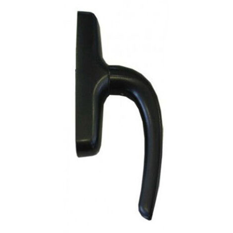 Fapim – Poignée de crémone à 1 fourche pour porte en aluminium moulé – Mécanisme acier zingué – 757B37 (1/2)
