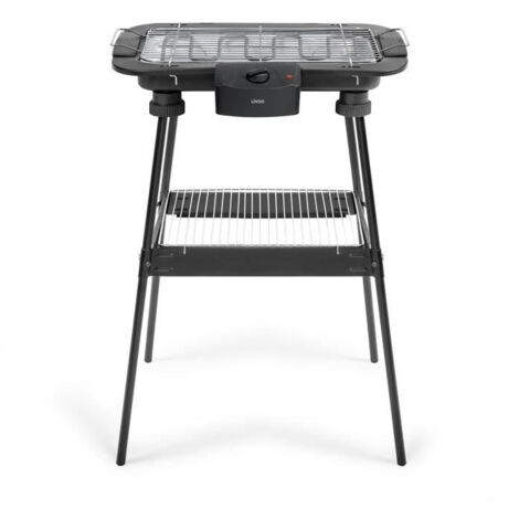 Barbecue électrique sur pieds 2200W – Surface de cuisson 38x22cm – Thermostat réglable – Utilisation intérieure – DOM506 – Livoo (1/4)
