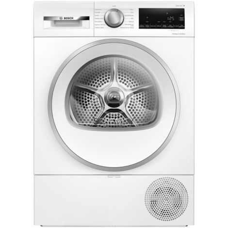 Bosch – Sèche-linge pompe à chaleur 9 kg – Classe A++ – 63 dB – Pose libre – AutoDry – Programmes coton et synthétiques - WQG1421SFR