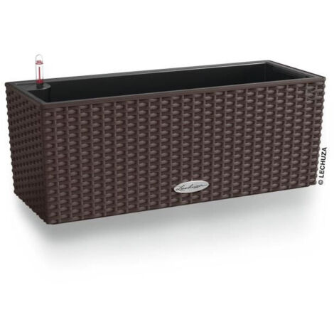 Jardiniere - Balconera cottage 50 - Kit complet - Moka - 8 L - LECHUZA (1/10)