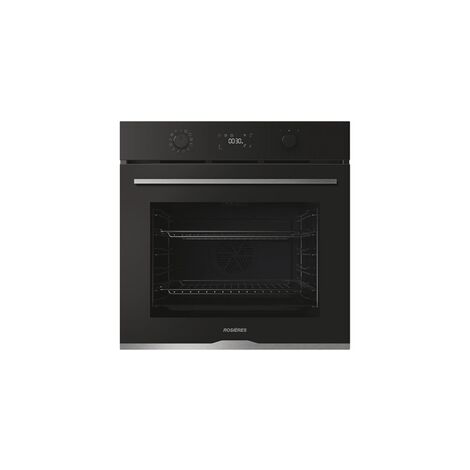 Rosieres – Four encastrable chaleur tournante 78L – Pyrolyse – Classe A++ – 9 programmes – 3300W – Porte froide 4 verres – Multifonction (1/5)