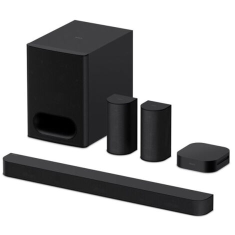 Barre de son bluetooth 5.1 1000W – Caisson sans fil – Dolby Atmos – S-Force PRO – Enceintes arrière incluses – Sony