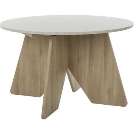 Diagone Galeo Table ronde avec allonge synchronisée 150 cm (1/5)