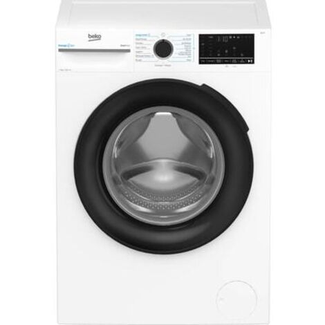 Beko – Lave-linge frontal 9 kg – Vitesse d'essorage 1400 trs/min – Classe énergétique A – Technologie SteamTherapy pour lavage rapide - BM3WFU49411B (1/5)