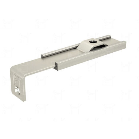 Platine d'angle à visser en extrémité pour porte SAF - MANTION - 11036L-1