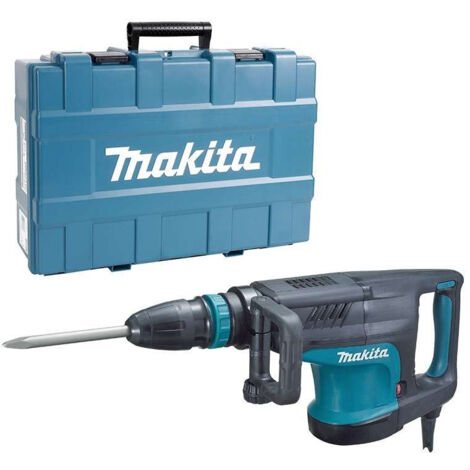 Makita – Marteau piqueur filaire 1510W – Force de frappe 19.1J – Cadence 950-1900 cps/min – Poids 10.8 kg – Emmanchement SDS-max