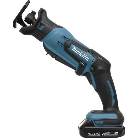Makita – Scie sabre récipro 18V LXT avec 2 batteries 1.5Ah – Moteur Brushless – Pour bois dur et métal – DJR183RYJ