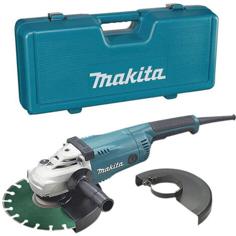 Makita – Meuleuse 2200W Ø 230mm GA9020KDX2 – Carter renforcé en aluminium – Système de refroidissement optimisé – Coffret avec disque diamant (1/5)