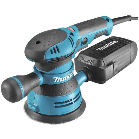 Makita – Ponceuse excentrique BO5041 – 300W – Amplitude d'oscillation 2,8 mm – Diamètre plateau 125 mm – Extraction de poussière intégrée (1/2)