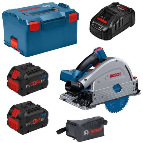 Bosch – Scie circulaire plongeante sans fil 18V – Moteur Brushless – Profondeur de coupe 52mm – Pour bois, aluminium et verre acrylique - 18V-52 (1/5)
