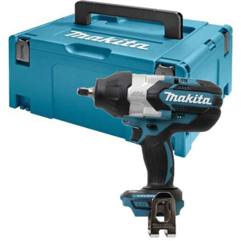 Makita – Boulonneuse à chocs 18V DTW1002ZJ – Couple max 1000 Nm – Moteur sans charbon – 3 niveaux de puissance – Pour boulons M12 à M30