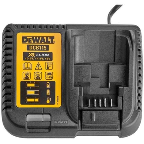 Chargeur de batteries DEWALT DCB115-XJ  10,8V à 18V Li-ion
