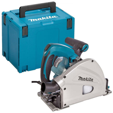 Makita – Scie circulaire plongeante 165mm SP6000J – Puissance 1300W – Profondeur de coupe 56mm – Coffret avec accessoires MAK-PAC (1/3)