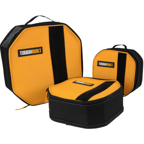 Boîtes de rangement Tower SoftBox lot de 3 – TB192B – Polyester et acier – Dimensions 28/15/7 cm – Accès rapide avec fermeture éclair – Toughbuilt - TB-192-B-BEA (1/5)