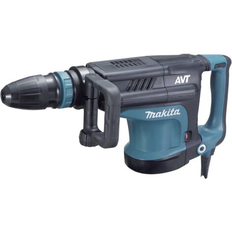 Makita – Burineur HM1213C SDS-Max 1510 W – Puissance de frappe 18,6J – Cadence 950-1900 cps/min – Système anti-vibration AVT