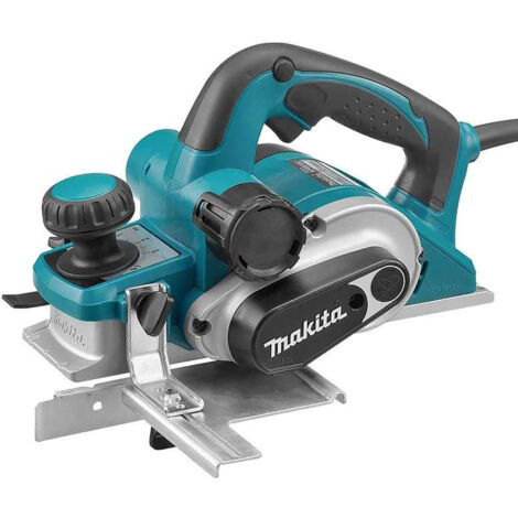 Makita – Rabot électrique 1050 W KP0810C – Largeur de rabotage 82 mm – Profondeur jusqu'à 4 mm – Moteur pour bois dur et teck (1/3)
