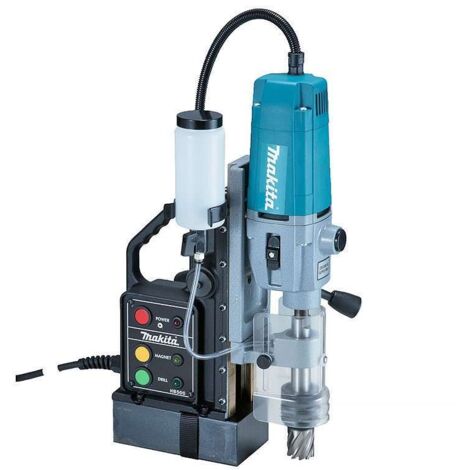 Makita – Perceuse magnétique 1150W – Capacité de perçage 12 à 50 mm – Vitesse 350/650 tr/min – Base magnétique pour stabilité optimale - HB500