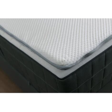 Surmatelas DODO ERGO - 140x190 cm - 100% Mousse viscoélastique a mémoire de forme (1/3)
