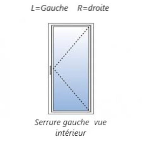 Ferco – Anti-fausse manœuvre axe 13 gauche – Butée zamak pour sécurité portes et fenêtres oscillo-battantes – Compatible battants PVC - G-23463-13-L-1