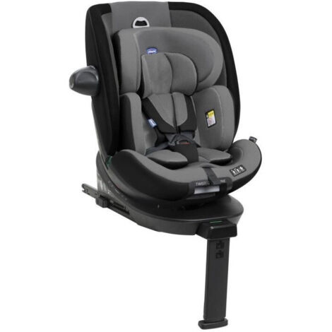Siège auto - CHICCO - EVERONE - Groupe 0/1/2/3 - I-Size - Pivotant - Inclinable - Réducteur - Gris Noir
