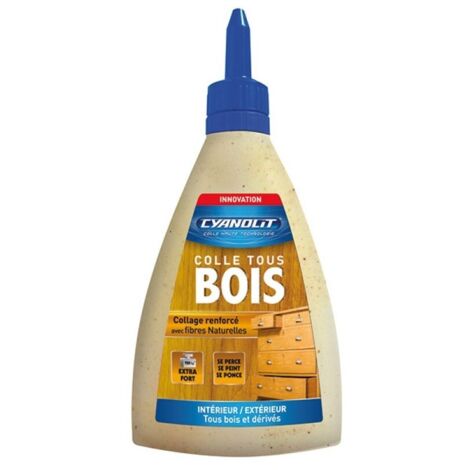 Colle à bois haute résistance 290 g – Pour bois dur et matériaux dérivés – Prise rapide et résistante à l'humidité – Application simple – Ac Marca