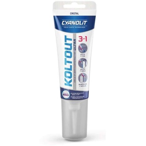 Colle Joint Tube 125ml Cristal Koltout (1/2)