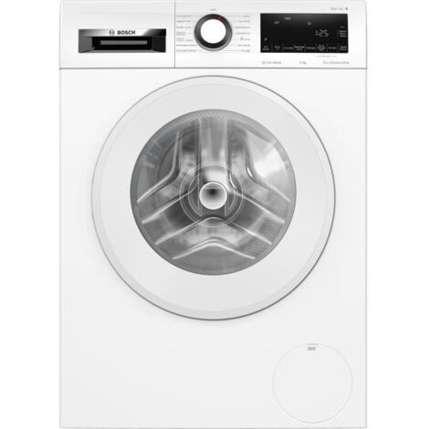 Bosch – Lave-linge frontal 9 kg – Vitesse d'essorage 1400 trs/min – Classe énergétique A – Moteur EcoSilence Drive – Système anti-taches