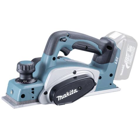 Makita – Rabot électrique 18V DKP180Z – Largeur de rabotage 82mm – Profondeur de coupe réglable 2mm – Moteur performant pour finition précise