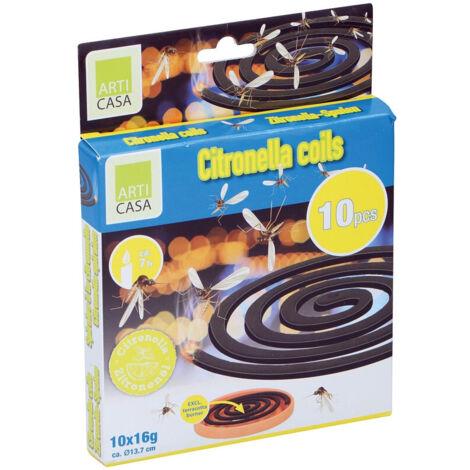 Recharge De 10 Spirales Citronnelle Accessoires Anti moustiques EDO871125218449 (1/2)