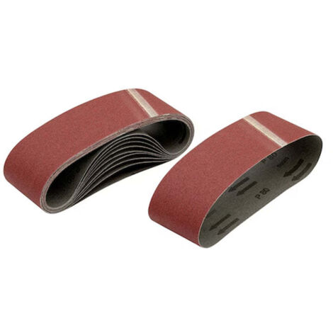10 feuilles abrasives pour ponceuses à bande DEWALT multi-usages DT3304-QZ, 75 x 533 mm Grain 40