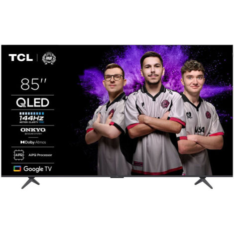 TV QLED Tcl 85P89K 215 cm 4K UHD Aluminium brossé